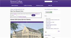 Desktop Screenshot of lbis.kenyon.edu